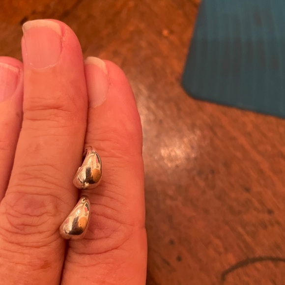 Me & Ro tiny sterling silver hoops - Picture 2 of 3